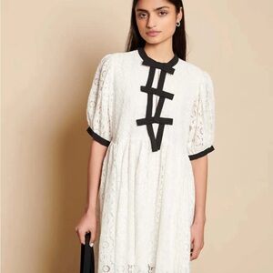 Sister Jane lace midi with bows